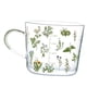 thumbnail image 3 of Taza de vidrio con estampado transparente grande para el hogar, con escala, taza de café de 500ml, tazas de leche, jugo para desayuno, boda, Navidad, 3 of 8