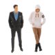 thumbnail image 1 of 2 Piezas 1/64 Miniatura Hombres Personaje Calle Modelo De Juguete Sunnimix Modelos en miniatura personas, 1 of 8
