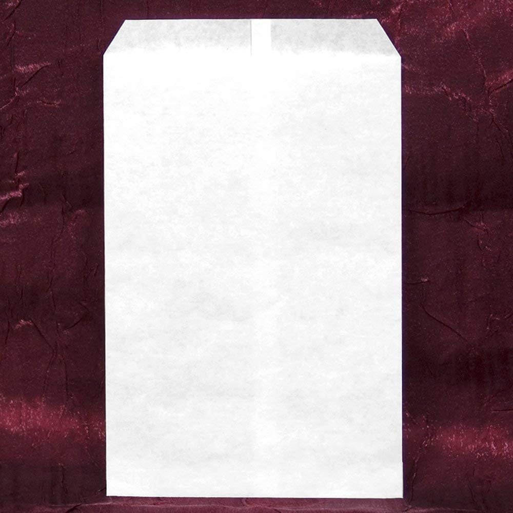 888 Display 25-Pack 6x9 Inch Plain White Paper Gift Bags - Multipurpose Shopping & Tote Bags