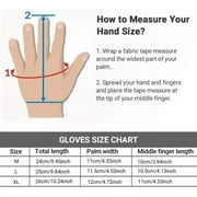 Workout Gloves, Full Palm Protection & Extra Grip, Gym Gloves for Weight Lifting, Training, Fitness, Exercise (Men & Women), Black, Large