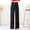 *Black, variant on ClodeEU Women's High Rise Linen Blend Trousers with Pockets ,Relaxed Fit Straight Leg Pants White,Womens Plus M
