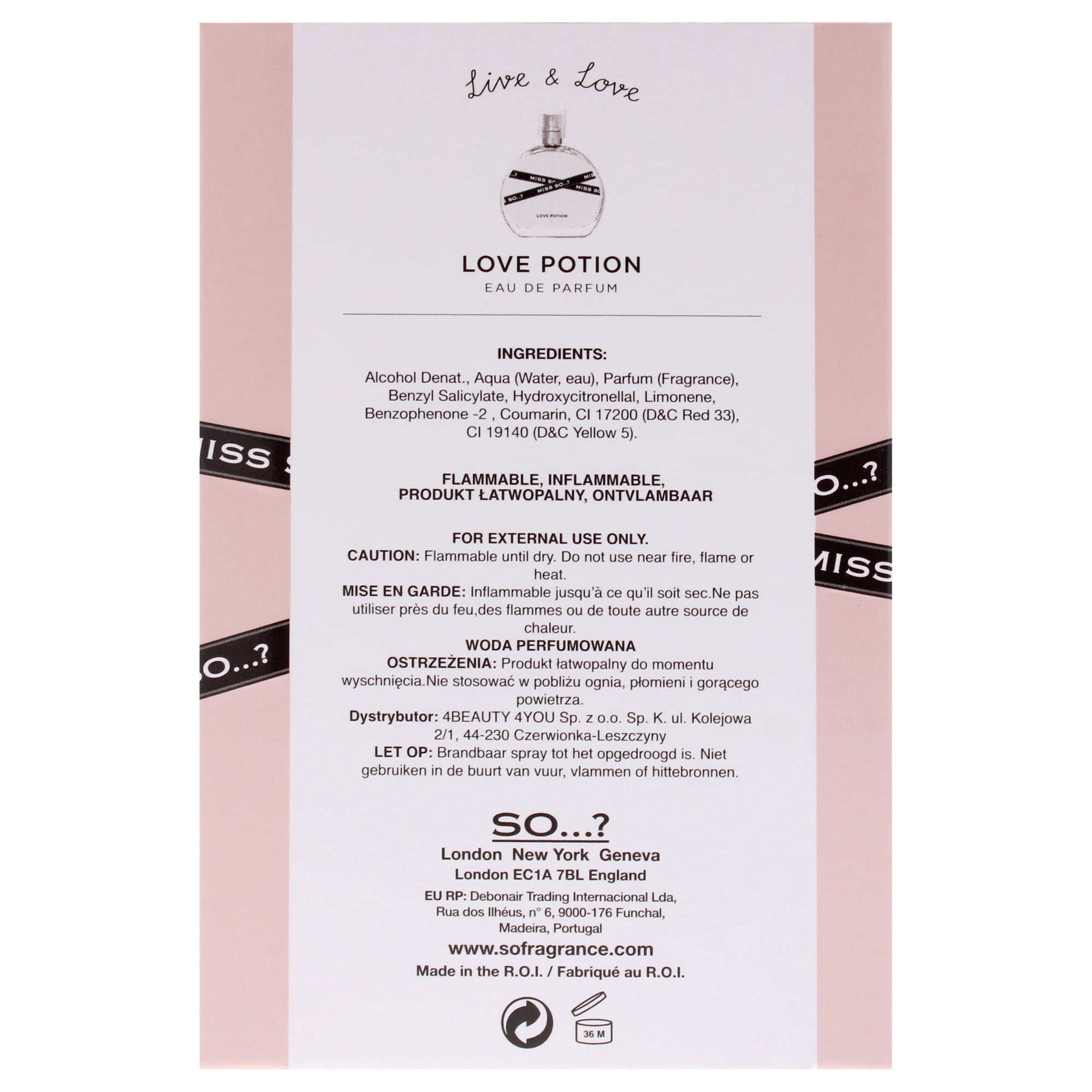 So… Love Potion, Perfume for Women, 1.7 oz EDP Spray - Walmart.com