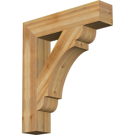 

6 W x 30 D x 34 H Olympic Block Rough Sawn Bracket Western Red Cedar