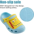 thumbnail image 4 of Baby Clogs Funny Garden Shoes Non-Slip Plastic Kids Sandals Closed Toe Slippers Cute Infant Toddler Beach Shower Shoes for Boys and Girls 0-5 Years, 4 of 7