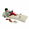 thumbnail image 3 of Ice Cream Floor Pillow Lounger Cover, Yummy Cones in Various Colors with Faces Boys Cartoon Design Print, Nap Mat Printed Fabric Case for 5 Pillows, 88" x 27", Multicolor, by Ambesonne, 3 of 5