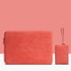 thumbnail image 2 of Funda para computadora portátil Funda de cuero impermeable para computadora portátil con cremallera Funda para computadora a prueba de golpes, naranja, 15 pulgadas, bolsa de cargador Vogacara EL002886-23, 2 of 2