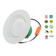thumbnail image 4 of Westgate 10W 4 Inch LED Retrofit Downlight with Integrated Baffle Trim, Dimmable LED Recessed Light Fixture, Damp Location Rated, 120V High Lumen Lighting - 5 Year Warranty (2700K Warm White), 4 of 7