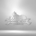 thumbnail image 3 of Open 24/7 Garage Steel Sign Laser Cut Powder Coated Home & Office Metal Wall Decor Multiple Sizes & Colors, 3 of 5
