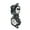 Black + White, variant on UDIYO 360 Degree Rotation Cycling Bike Flashlight Handlebar Holder Mount Clamp Clip