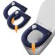 thumbnail image 1 of 2 fundas de inodoro universales para todas las estaciones con asas, cojines de inodoro, cojín tipo cremallera, 1 of 6
