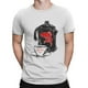 thumbnail image 5 of Camiseta de algodón vintage con estampado de "Un pez en la cafetera", de Twin Peaks, de manga corta y cuello redondo., 5 of 7