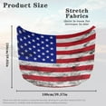 thumbnail image 5 of KUIFORTI American Hood Flag Cover Car Hood Cover Protector American Flag for Car Decor, Patriotic All Season Protection Novelty Automotive Accessories, 5 of 6