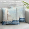 thumbnail image 3 of Chilfamy Sailboat Pillow Covers for Couch Sofa Indoor Outdoor High-Quality Summer Home Decor 1PC 18x18in, 3 of 5