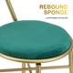 thumbnail image 4 of Silla de maquillaje, taburete de tocador con respaldo, silla pequeña, taburete de tocador con respaldo con respaldo de lazo para sala de estar y dormitorio, 4 of 7