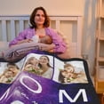 thumbnail image 3 of AISENIN Mothers Day Personalized Gifts for Mom from Daughter Son Custom Blanket Customized Throw Blankets with Photo Mother Gift for Wife from Husband, 3 of 5