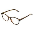 thumbnail image 3 of Foster Grant Round Blue Light Reader Eyeglass Tort 2.00 Diopter, 3 of 7