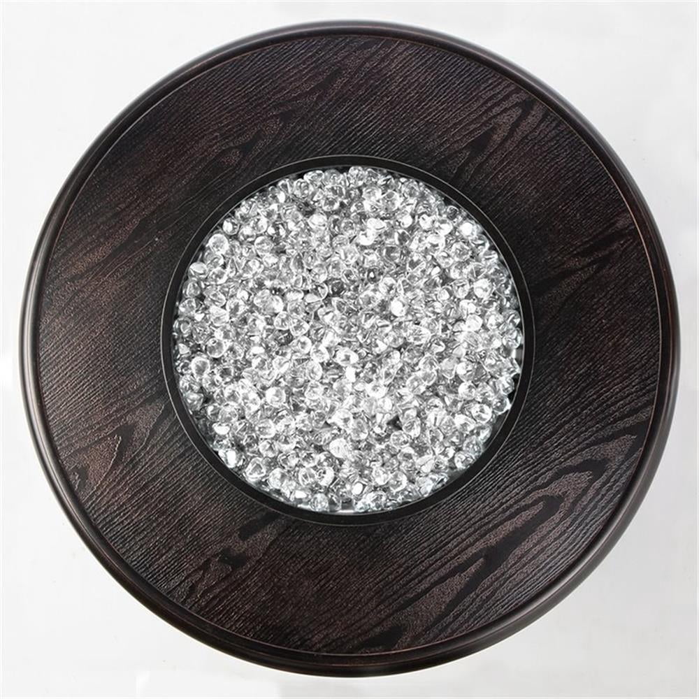 Alfresco Home Manchester 36" Round Propane Fire Pit in Blacksmith