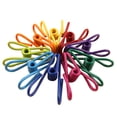 thumbnail image 1 of MasteelfCA 24pcs Multi-purpose Colorful Stainless Steel Heavy Duty Clips Clothes Food Bag Clips (Mixed Color), 1 of 8