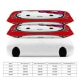 thumbnail image 6 of Cartoon Hello Kitty Comforter Cat 3-Piece Bed Sheets Warm Kawaii Bedding Set Cute Soft Bedclothes for Boys Girls Kids Queen, 6 of 15