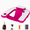 Pink, variant on Pipopa Adults Inflatable Pool Float Chair, 3 D-Ring Handles Floating Lounger with Cup Holder & Headrest,Spacious Deep Seat Fits All Body Types, Inflatable Lounger for Pool,Beach,Lake,Blue