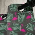 thumbnail image 3 of Ambesonne Flamingo Grommet Curtain, Zoo Animals in Pink, 50" x 96", Hot Pink Green Black, 3 of 6