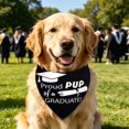 thumbnail image 5 of Graduation Season Pet Graduation Printed Dog Scarf Graduation Memorial Towel For Puppy Costume Decor, 5 of 5