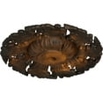 thumbnail image 3 of Ekena Millwork 14 5/8"OD x 2 1/4"P Needham Ceiling Medallion (Fits Canopies up to 4 1/4"), Hand-Painted Rust, 3 of 6