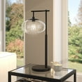 thumbnail image 4 of Henn&Hart 10" Brushed Brass Finish Metal/Glass Table Lamp, 4 of 5