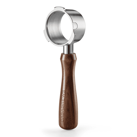 CASABREWS 58mm Portafilter Bottomless Stainless Steel comes in with filter cup & net