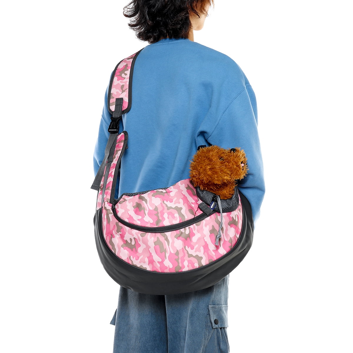 Large Pet Sling Shoulder Bag Cat Puppy Backpacks Breathable with
