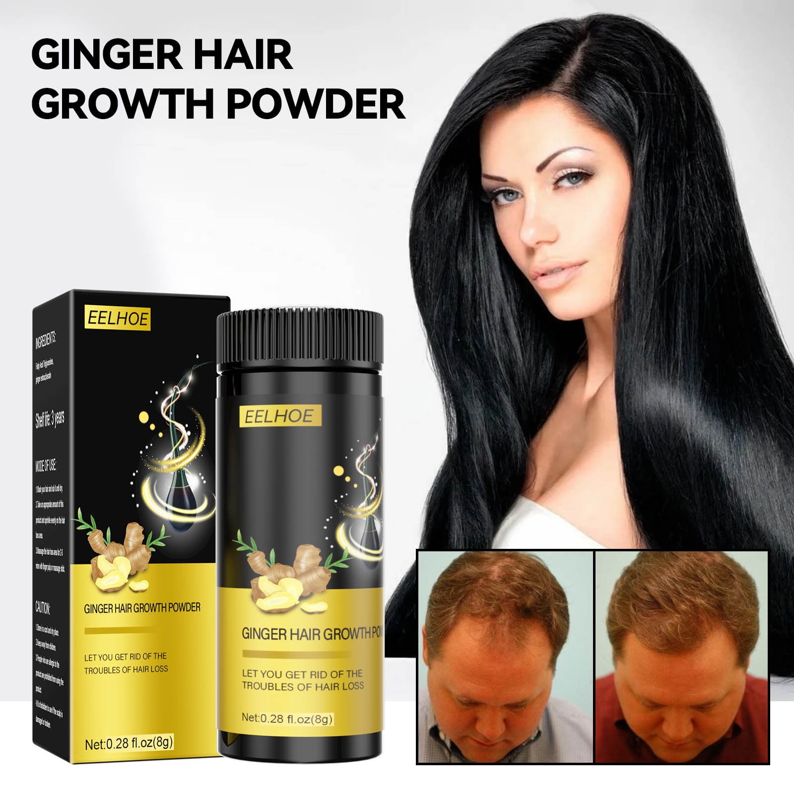 Hair Fibers For Thinning Hair Undetectable & Natural Completely Conceals  Hair Loss In 15 Sec - Hair Thickener & Topper For Fine Hair For Women & Men  