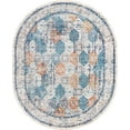 thumbnail image 2 of Rugs.com Lola Collection Rug – 8' x 10' Oval Multi Medium Rug Perfect For Living Rooms, Large Dining Rooms, Open Floorplans, 2 of 9