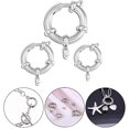 thumbnail image 5 of BUYISI Exquisite 10Pcs Stainless Steel Spring Ring Round Clasps For Artisan Jewelry A, 5 of 5