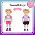 thumbnail image 3 of My Life As Reversible Soccer/Roller Fashion Set for 18-Inch Dolls, 7 Pieces, 3 of 9