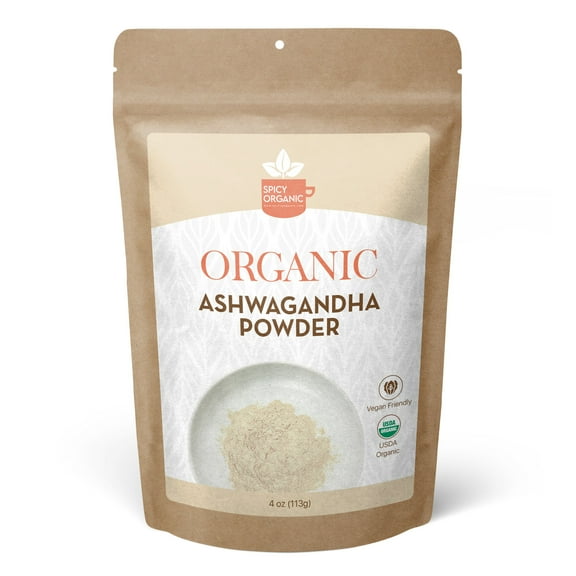 Organic Ashwagandha Root Powder - Stress and Anxiety Relief, Immune Support, and Improved Well-being