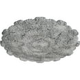 thumbnail image 3 of 31"OD x 1 1/2"P Durham Ceiling Medallion (Fits Canopies up to 4 1/4"), Hand-Painted Ultra Pure White Crackle, 3 of 6