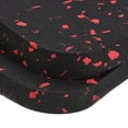 thumbnail image 4 of Uxcell Treadmill Mat-3.9"x3.9" Exercise Equipment Mat for Floor Protection Sound Reduction, Black Red 4 Pack, 4 of 5