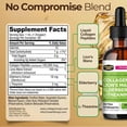 thumbnail image 3 of Liquid Collagen Peptides w/ Lions Mane Mushroom, Elderberry & L-Theanine – High Potency/Absorption Formula. Hair, Skin, Nail + Joint Support. Fight Brain Fog & Boost Immunity – Collagen Mojo - 2 oz., 3 of 9