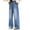 Blue, variant on Generic Toddler Girls Summer Strap Jeans Elastic High Waist Slim Flare Pants Trousers Fashion Summer Autumn Clothes(8-9 Years Blue)