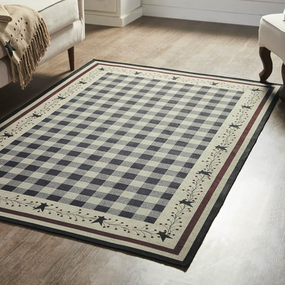 VHC Brands Pip Vinestar Indoor Rug Rect 48x72, Polyester Area Rug, Accent Rug, Floor Decor, Pip Vinestar Collection, Rectangle 48x72, Natural