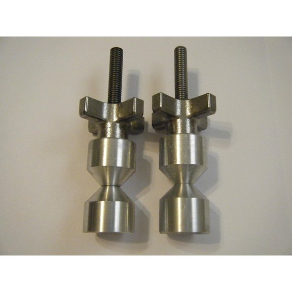 1 1/4" Aluminum Two Hole Pins with Quick Knobs