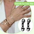 thumbnail image 3 of BlinkLLX Double Lobster Clasp Extender Double Claw Connector Bracelet Extension Clasp Small Bracelet Necklace Shortener for DIY Jewelry Making(0.98 Inch,Black), 3 of 7