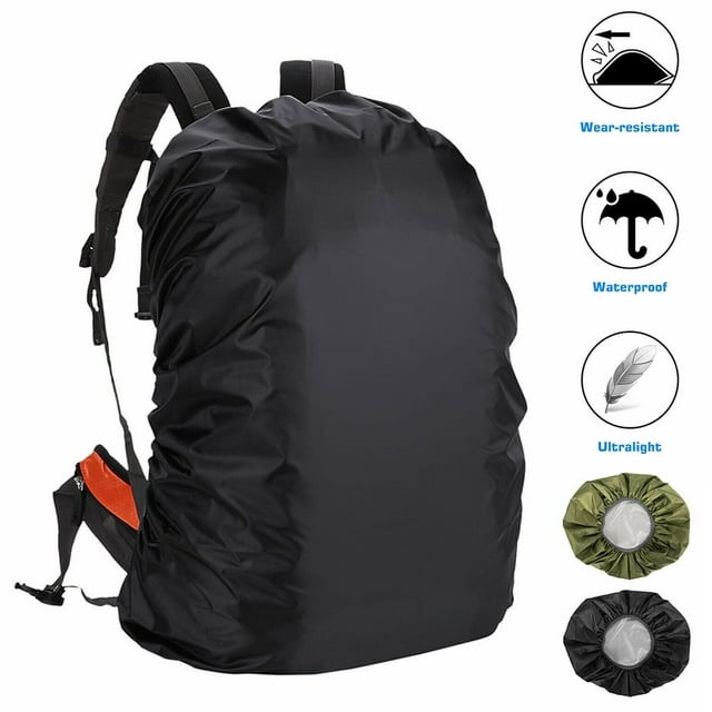 KEINXS Waterproof Backpack Rain Cover Rucksack Rainproof Cover Dustproof Anti-Theft for Hiking Camping Outdoor Activities