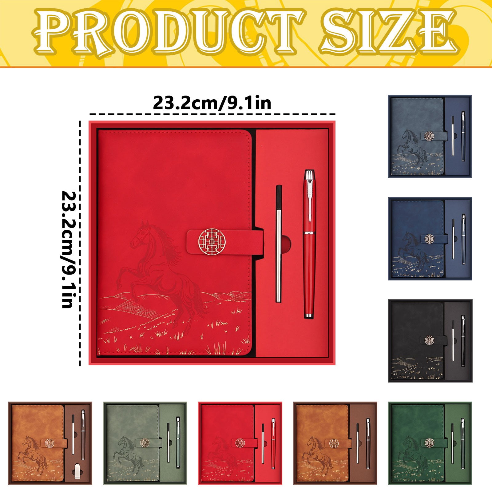 A5 Handmade Trendy Notebook Professional Business Use Journal Notepad