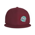 thumbnail image 3 of DouZhe Flat Brim Cap Snapback Hat, Blue Game Joystick Prints Adjustable Red Adult Baseball Cap, 3 of 6