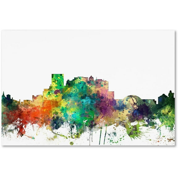 Trademark Fine Art "El Paso Texas Skyline SP" Canvas Art by Marlene Watson