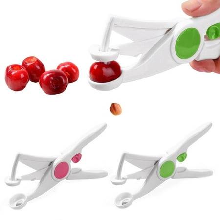 

sunsanly Cherry Corer Heavy-Duty Stainless Steel Olive Pitter Tool Fruits Pit Removal Easy to Clean Multi-Purpose Corer for Cherries Dates Hawthorns Grapes