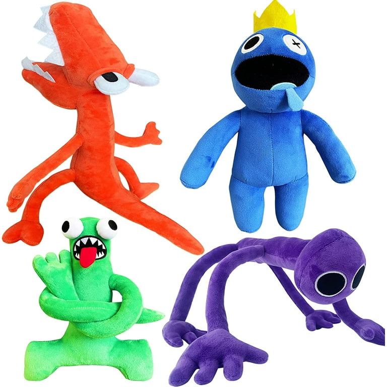 Red Rainbow Friend Plush Toy, Soft Stuffed Animal for Kids, Kawaii Game  Character Doll,Christmas Gift 