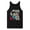 BLACK, variant on - Panel Portrait - Men's Sleeveless Graphic Tank