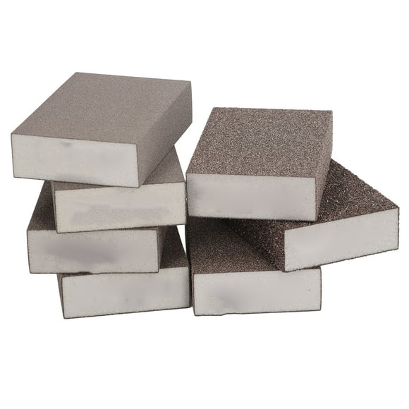 Sponge Abrasive Block,7Pcs Sanding Sponges Wet Spong Sanding Blocks Sanding Blocks Convenient Use